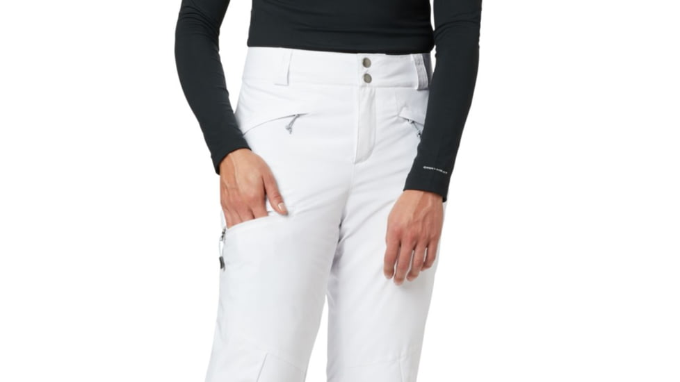 Columbia Wildside Pant, White, XL, Regular Inseam - Womens, 1798501100-XL-R