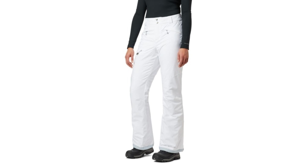 Columbia Wildside Pant, White, XL, Regular Inseam - Womens, 1798501100-XL-R