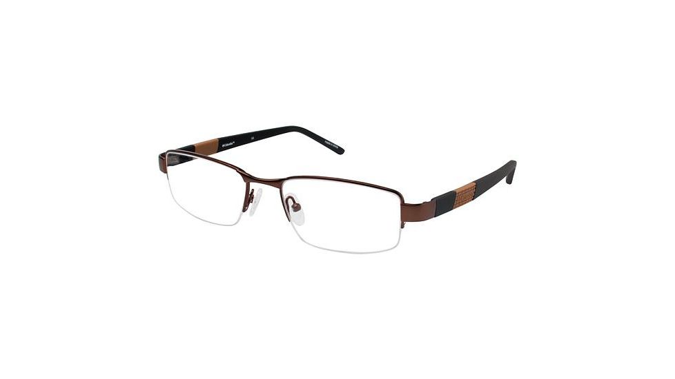 Columbia WILLIAMS MOUNT Progressive Prescription Eyeglasses - Frame BROWN/BLACK, Size 52/18mm CBWILLIAMSMT03