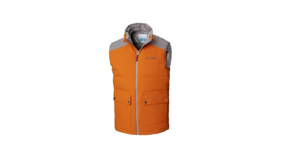 Columbia Winter Challenger Vest - Mens, Bright Copper/Boulder, Large, 1798281841-L