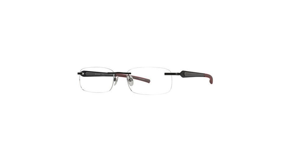 Columbia Wrangell Single Vision Prescription Eyeglasses - Frame Black-Grey/Red, Size 52/18mm CBWRANGELL02