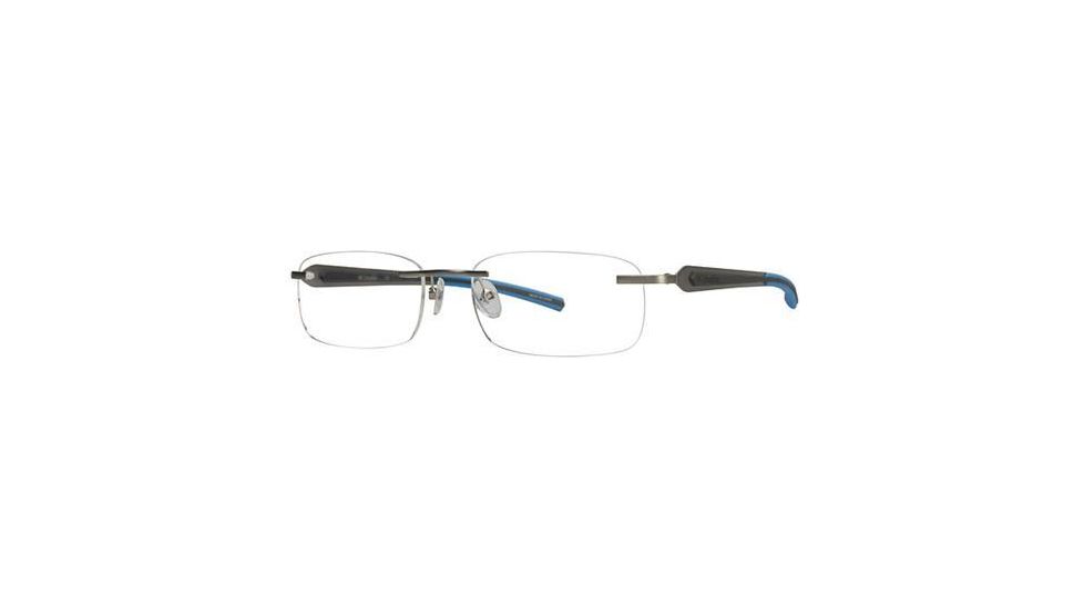 Columbia Wrangell Single Vision Prescription Eyeglasses - Frame Silver-Grey/Blue, Size 52/18mm CBWRANGELL03