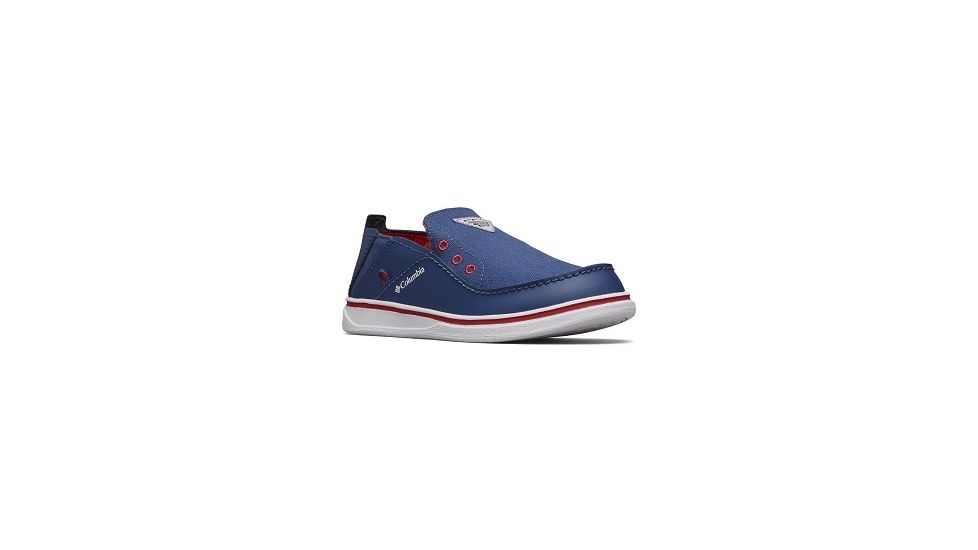 Columbia Youth Bahama PFG Shoes, Carbon/Intense Red, Medium, 1, 1826931469-1
