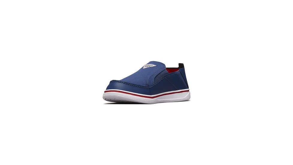 Columbia Youth Bahama PFG Shoes, Carbon/Intense Red, Medium, 1, 1826931469-1