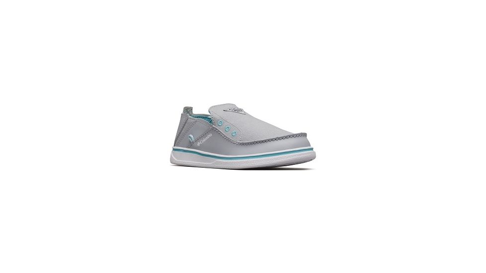 Columbia Youth Bahama PFG Shoes, Earl Grey/Geyser, Medium, 2, 1826931025-2