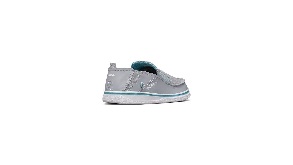Columbia Youth Bahama PFG Shoes, Earl Grey/Geyser, Medium, 2, 1826931025-2