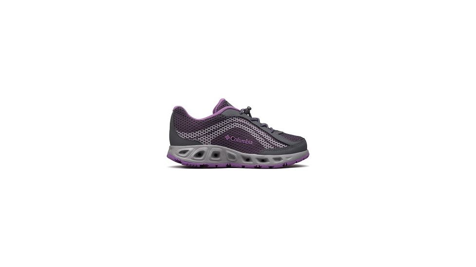 Columbia Childrens Drainmaker IV Boat Shoes, Graphite/Northern Lights, Medium, 11, 1826921054-11