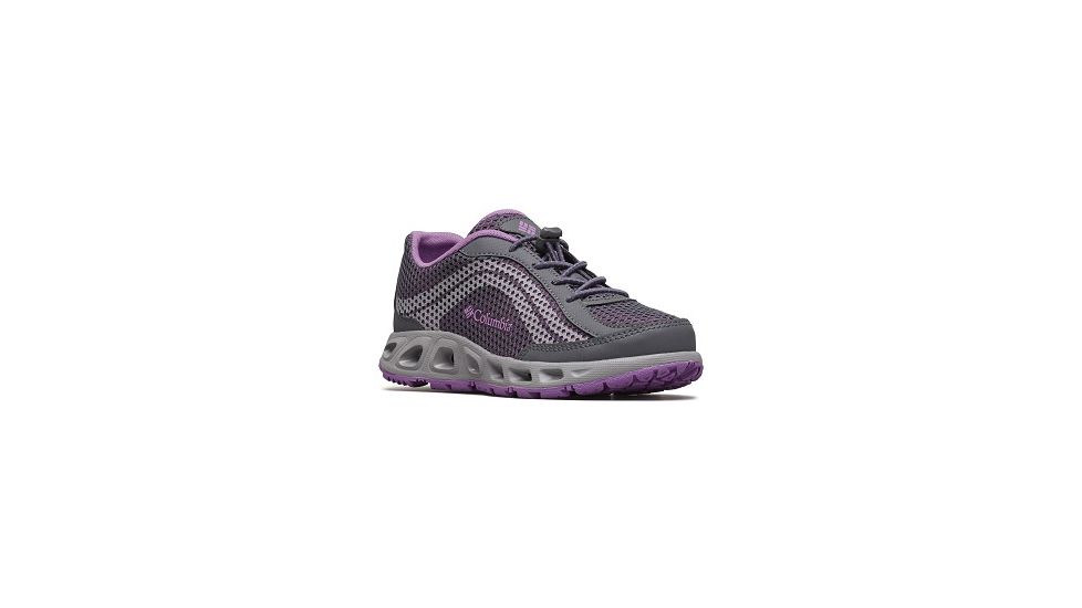 Columbia Childrens Drainmaker IV Boat Shoes, Graphite/Northern Lights, Medium, 11, 1826921054-11