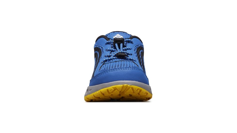 Columbia Childrens Drainmaker IV Boat Shoes, Stormy Blue/Deep Yellow, Medium, 12, 1826921426-12
