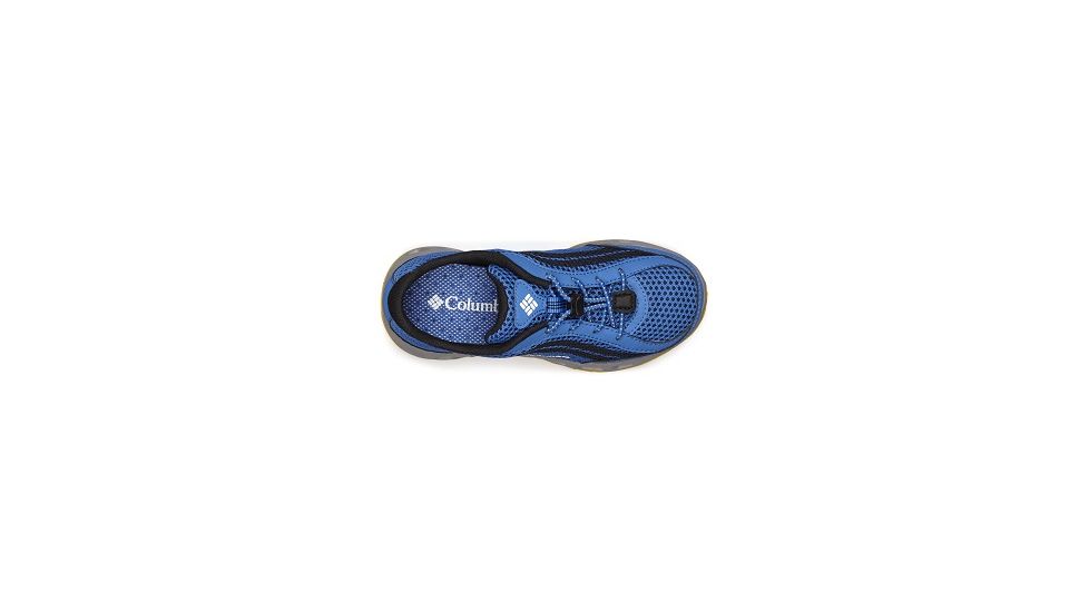 Columbia Childrens Drainmaker IV Boat Shoes, Stormy Blue/Deep Yellow, Medium, 12, 1826921426-12