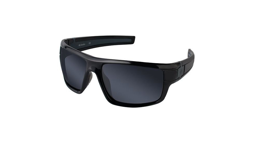 Columbia Zig Zag Single Vision Prescription Sunglasses CBZIGZAG01 - Frame Color Shiny Black