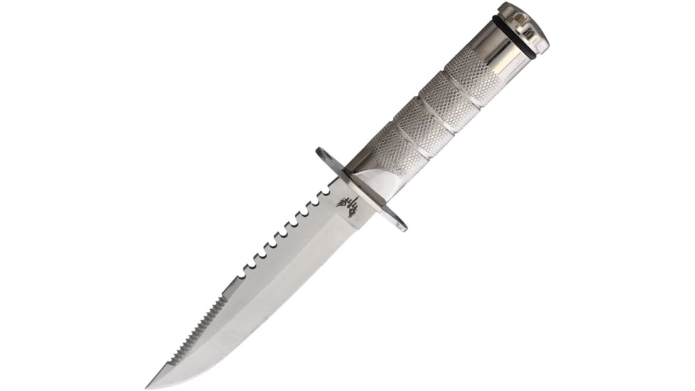 Combat Ready Survival Knife Silver