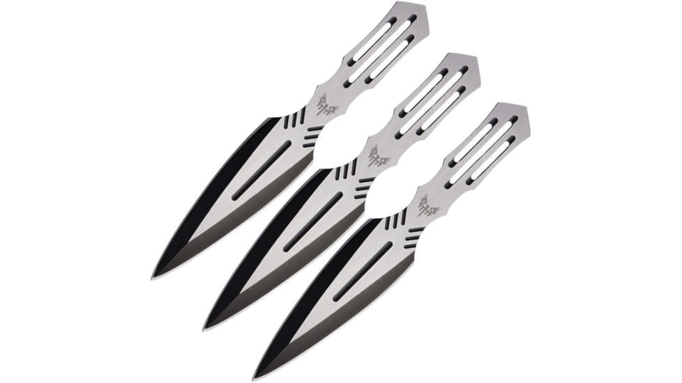 Combat Ready Throwing Knife Set, Stainless blade, TR6210 / WB1029