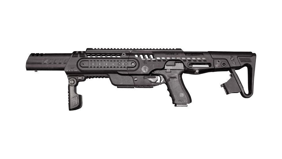 Command Arms Accessories RONI Civilian - Pistol Carbine Conversion Fits Glock 17 9mm Black