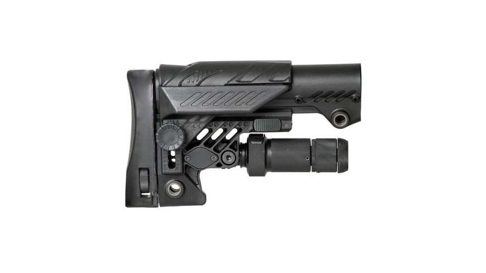 Command Arms Accessories Sharp Shooting Fixed Buttstock w/ No Leg For AK47 Milled Receiver, Black MARSNL