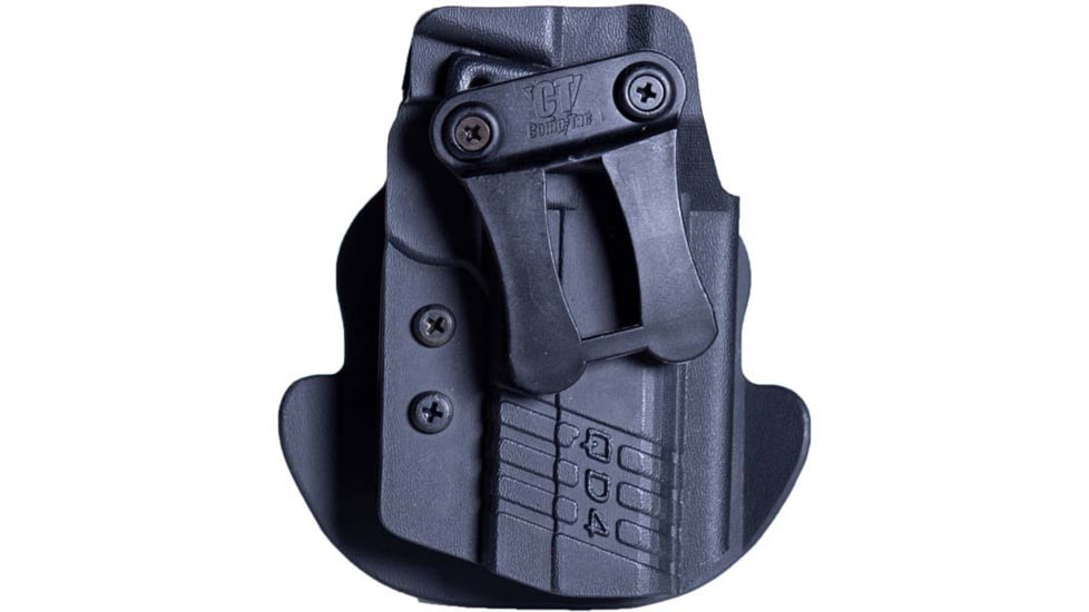 Comp-Tac QD Kydex IWB/OWB Belt Holster, Glock 9/40/357/ MandP 9/40/357/ Walther PPQ/M2, Ambidextrous Hand, Black, C57950001NBKN