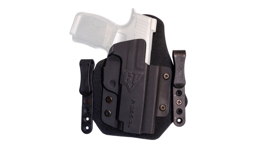 Comp-Tac C916SS263RBSN Sport-TAC Appendix Carry Black Kydex/Leather IWB Sig P365