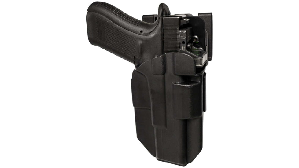 Comp-Tac CT2-A Holster, Level II Holster with Ejection Port Lock, Glock - 19/23/32 Gen 1 2 3 4 - Left Hand, Black, C942GL052LBKN