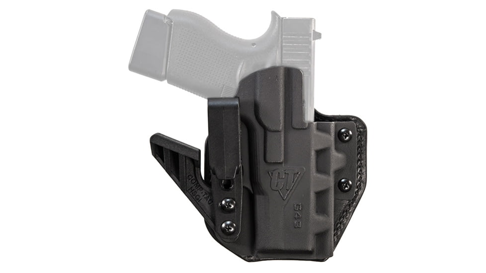 Comp-Tac eV2 Max Hybrid Appendix IWB Holster , Right Hand, Walther CCP, Black, C852WA214RBKN