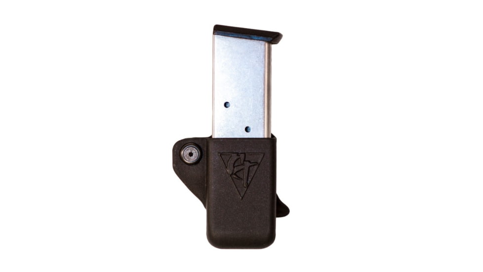 Comp-Tac Single Magazine Pouch W/ Belt Clip, Black - C62101000RBKN
