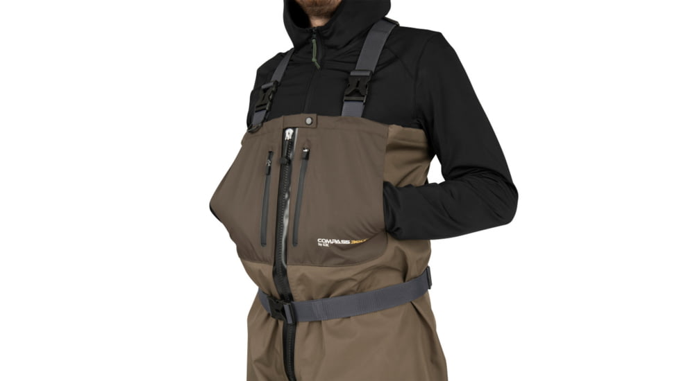 Compass 360 Deadfall-Z Zippered STFT Wader - Mens, Coffee/Stone, Large, 2111120-LG