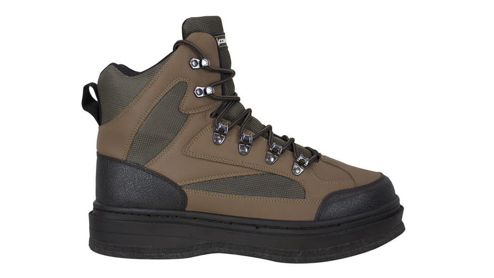 Compass 360 Ledges Felt Sole Wading Shoes w/Studs - Mens, Coffee, 8, 2415225-8