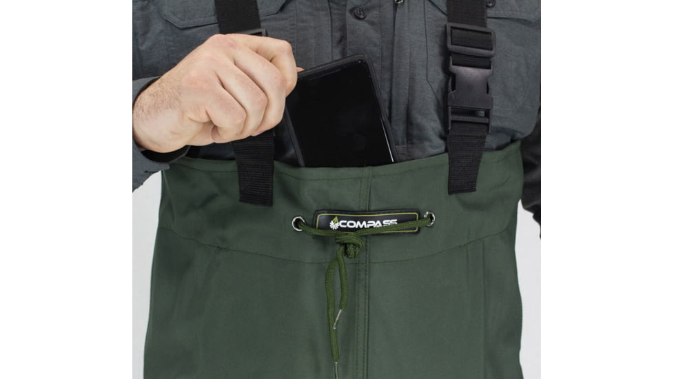 Compass 360 OXBOW Poly Rubber BTFT Wader - Mens, Forest Green, 9, 2112243-9