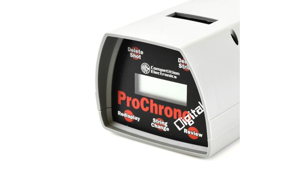 Competition Electronics Prochrono Digital Chronograph, 99 Shot Capacity, White, 16 x 4 x 3-1/4 in, CEI-3800