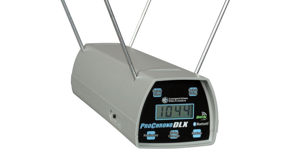 Competition Electronics ProChrono DLX w/Bluetooth,  9 Volt Battery, Gray CEI-3820