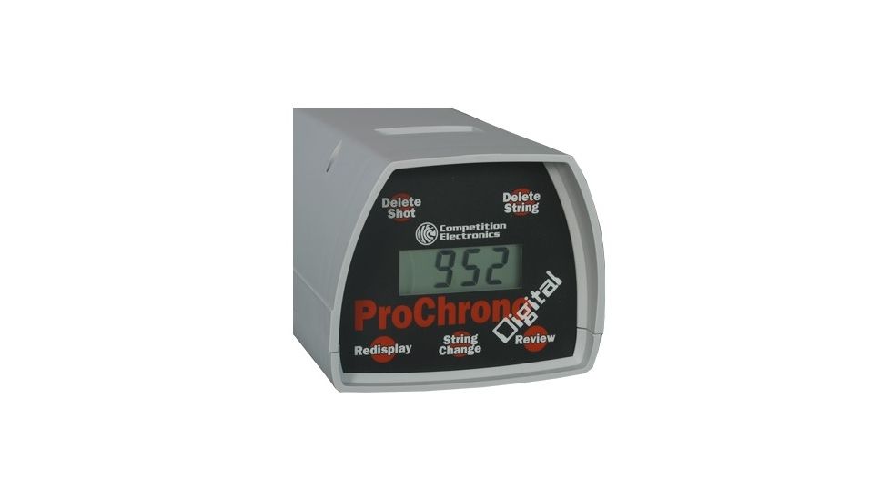Competition Electronics Prochrono Pal Chronograph, 99 Shot Capacity, White, 16 x 4 x 3-1/4 in 250-201-923