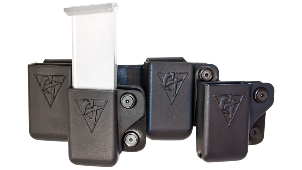 CompTac Beltfeed 4 Mag OWB Kydex , Black , Left, 1911 Single Stack, KAHR, Springfield XD - S, Sig 220, C66801000LBKN