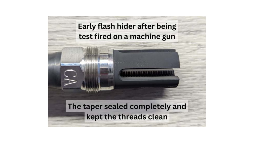 Comstock Armory Comstock Flash Hider 5/8x24 30 Cal 4-prong