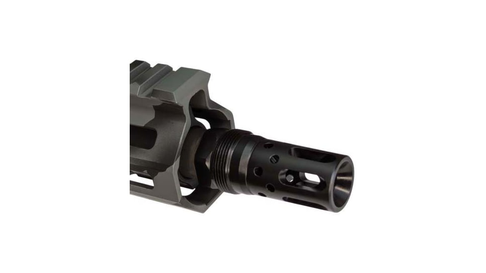Comstock Armory Hybrid Flash Hider, 9mm Luger, 5/8x24, Black, HYB-58-9