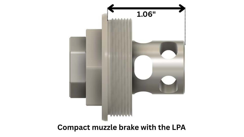 Comstock Armory Comstock Muzzle Brake Compact 1/2-28 9mm