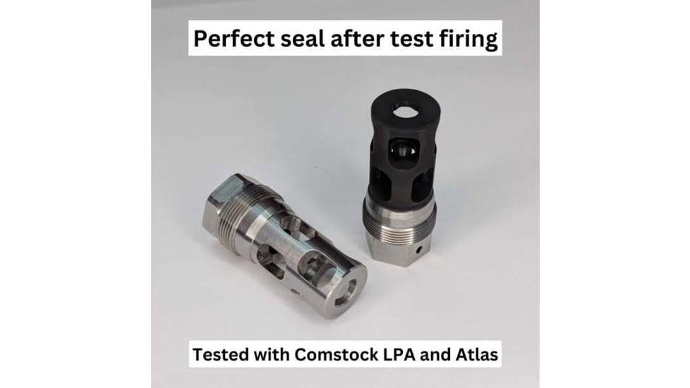 Comstock Armory Comstock Muzzle Brake Full Size 5/8-24 30 Cal