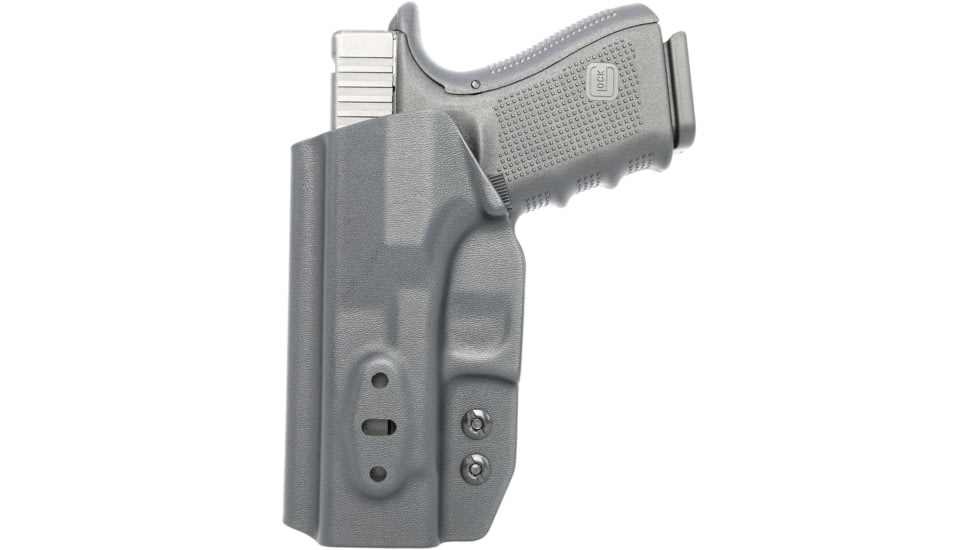 Rounded Athletic Tuckable IWB KYDEX Holster for Glock 43, Ambidextrous, Black, CEI000025