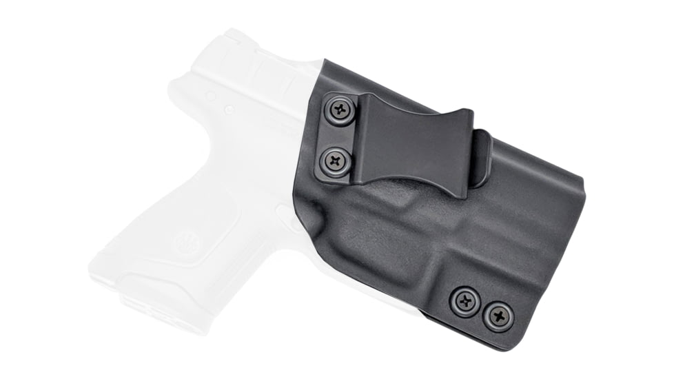 Rounded IWB KYDEX Holster, Beretta APX Compact 9/40, Right Hand, Black, BTA-APXC940-BK-RH-VAR