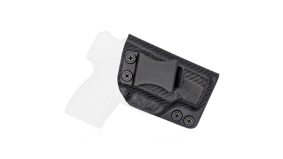 Rounded IWB KYDEX Holster, Beretta Nano 9mm, Left Hand, Black, BTA-NANO-BK-LH-VAR