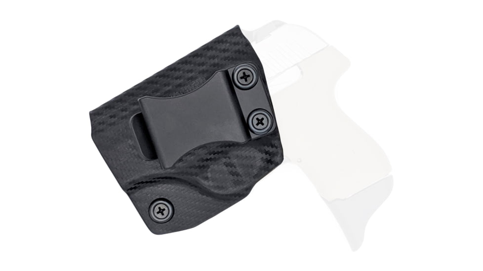 Rounded IWB KYDEX Holster, Beretta Pico, Left Hand, Carbon Fiber Black, BTA-PICO-CF-LH-VAR