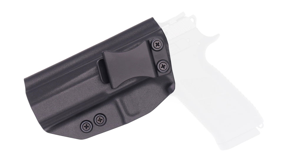 Rounded IWB KYDEX Holster, CZ P-07, Left Hand, Black, CZU-P07-BK-LH-VAR
