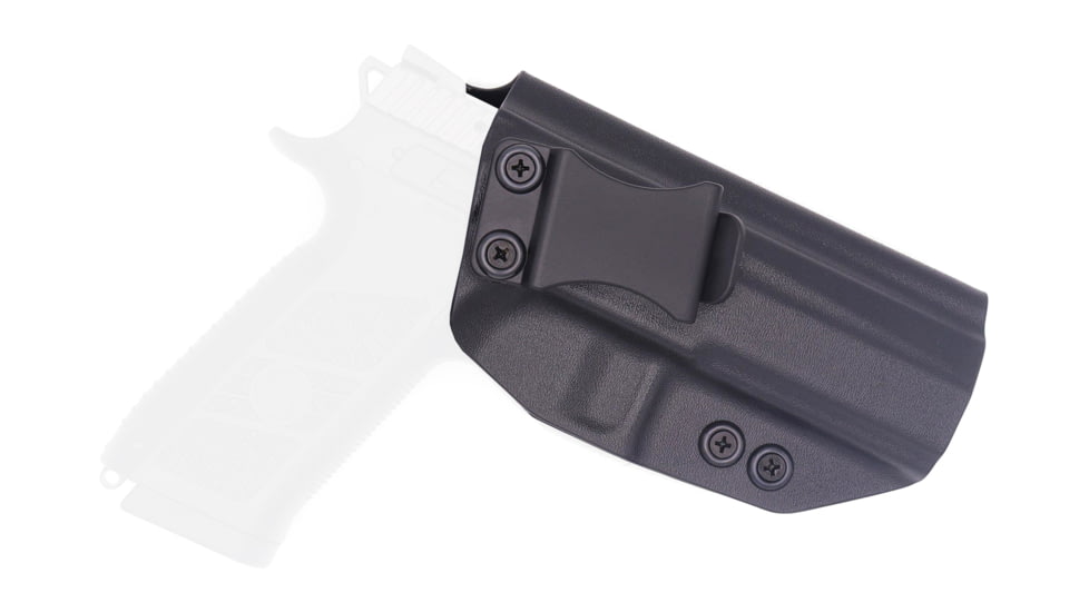 Rounded IWB KYDEX Holster, CZ P-09, Right Hand, Black, CZU-P09-BK-RH-VAR