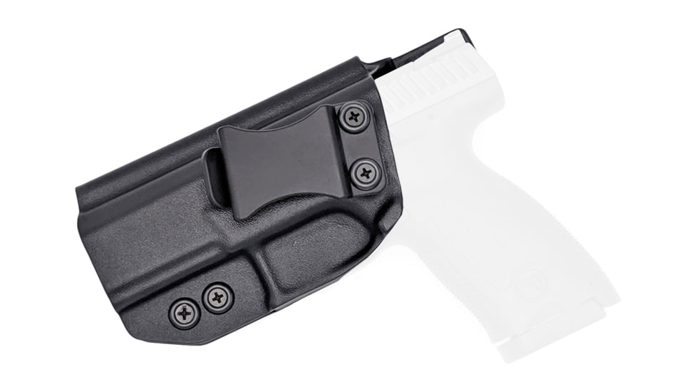 Rounded IWB KYDEX Holster, CZ P-10 C, Left Hand, Black, CZU-P10C-BK-LH-VAR