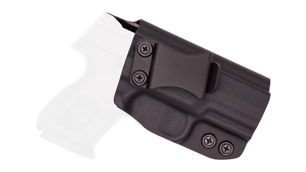 Rounded IWB KYDEX Holster, FN Herstal FNS-9 Compact, Right Hand, Black, FNH-FNS940C-BK-RH-VAR