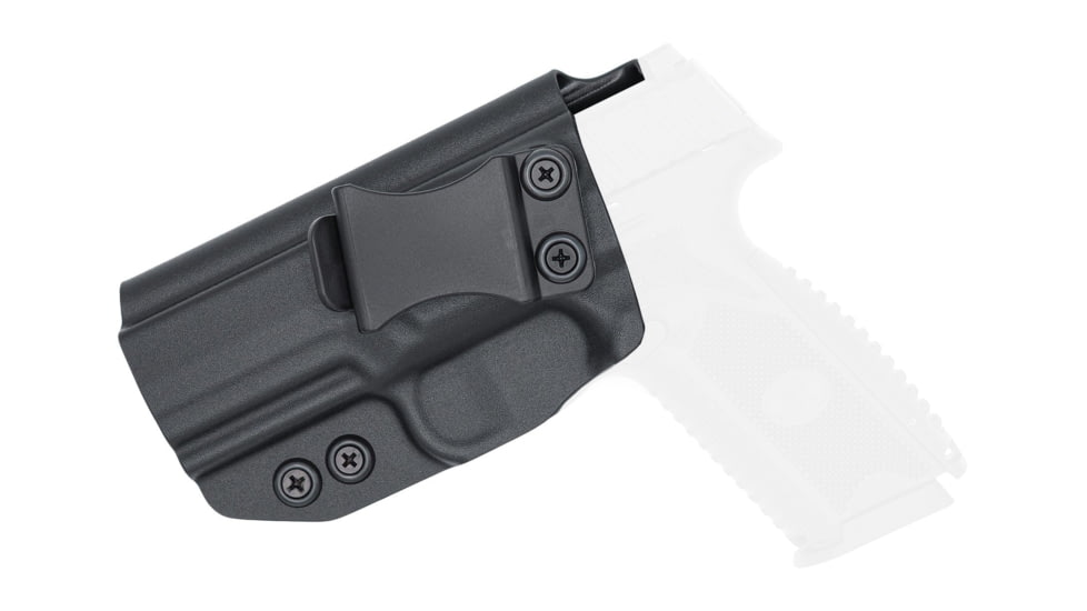 Rounded IWB KYDEX Holster, FNH 509, Left Hand, Black, FNS-FN509-BK-LH-VAR