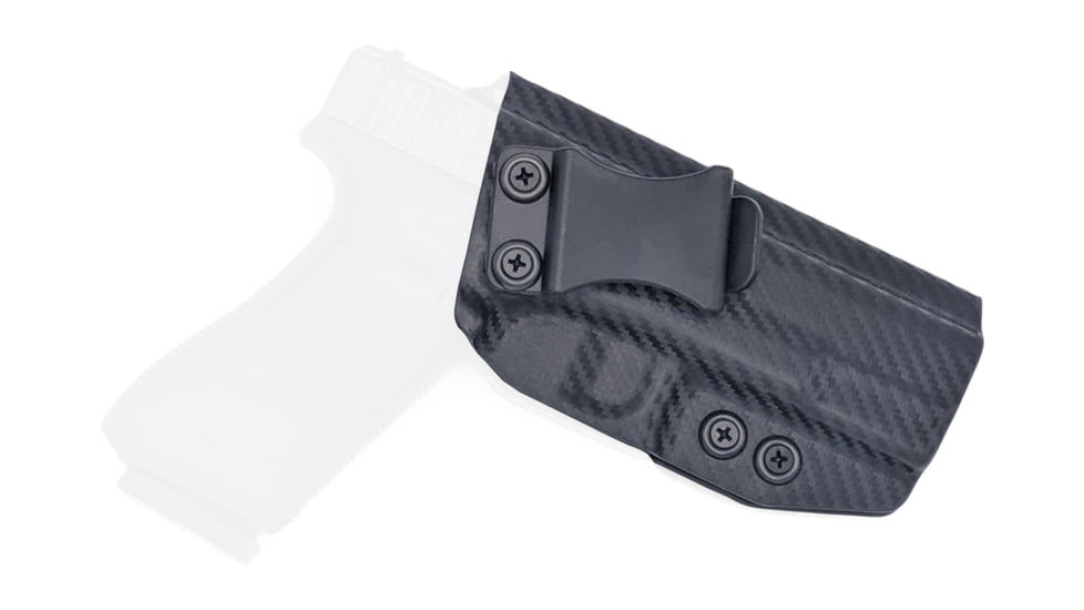 Rounded IWB KYDEX Holster, Glock 17/22/31 Gen 1-5, Right Hand, Carbon Fiber, GLK-172231-CF-RH-VAR