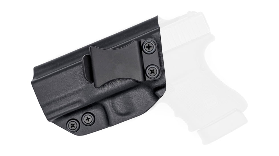 Rounded IWB KYDEX Holster, Glock 29/30/30SF, Left Hand, Black, GLK-G30-BK-LH-VAR