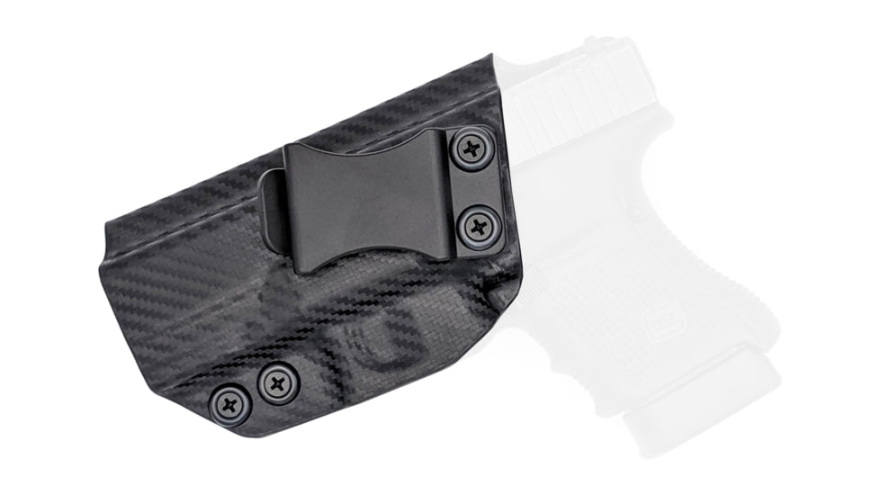 Rounded IWB KYDEX Holster, Glock 29/30/30SF, Left Hand, Carbon Fiber, GLK-G30-CF-LH-VAR
