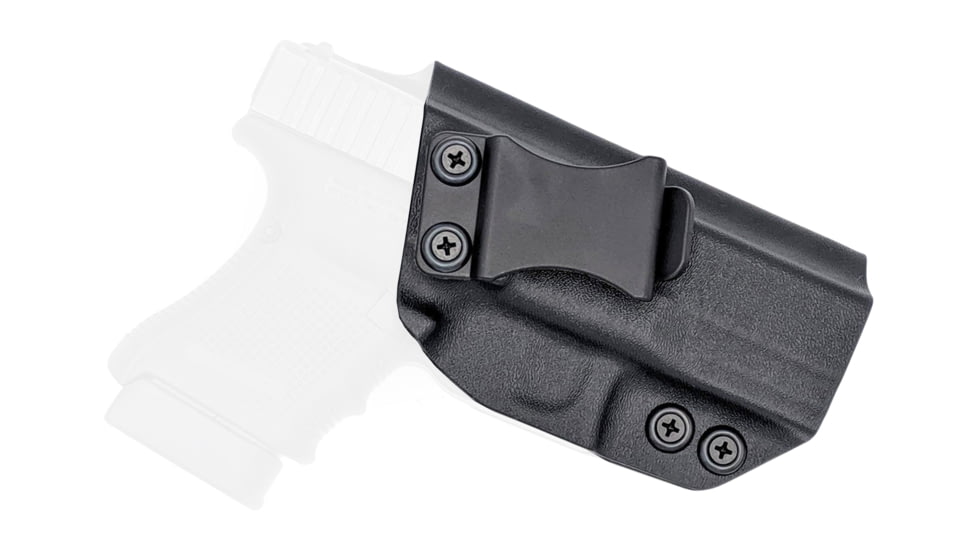Rounded IWB KYDEX Holster, Glock 30S, Right Hand, Black, GLK-30S-BK-RH-VAR