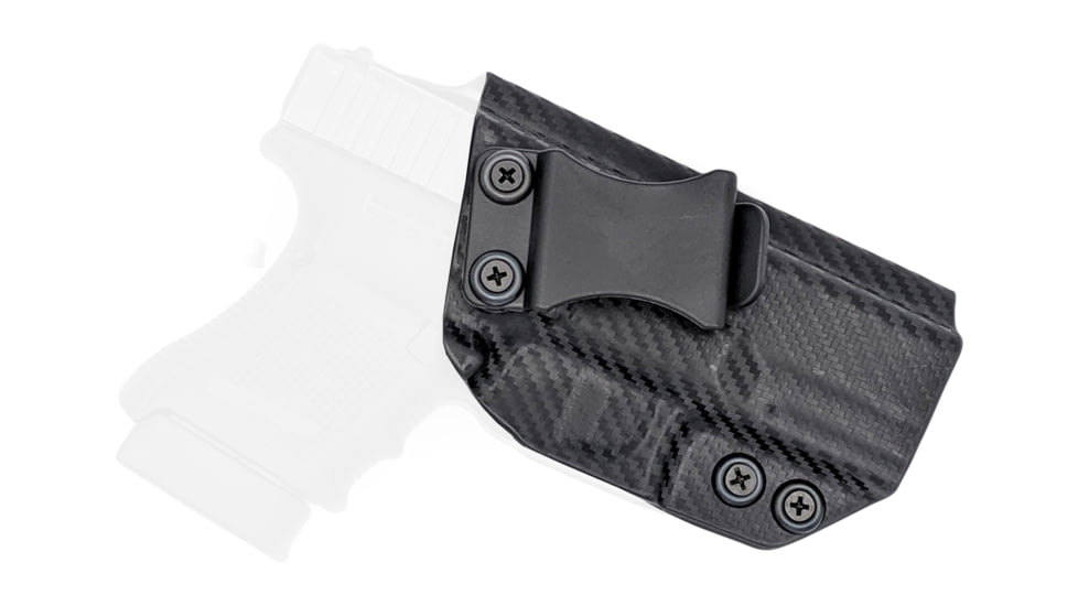Rounded IWB KYDEX Holster, Glock 30S, Right Hand, Carbon Fiber, GLK-30S-CF-RH-VAR