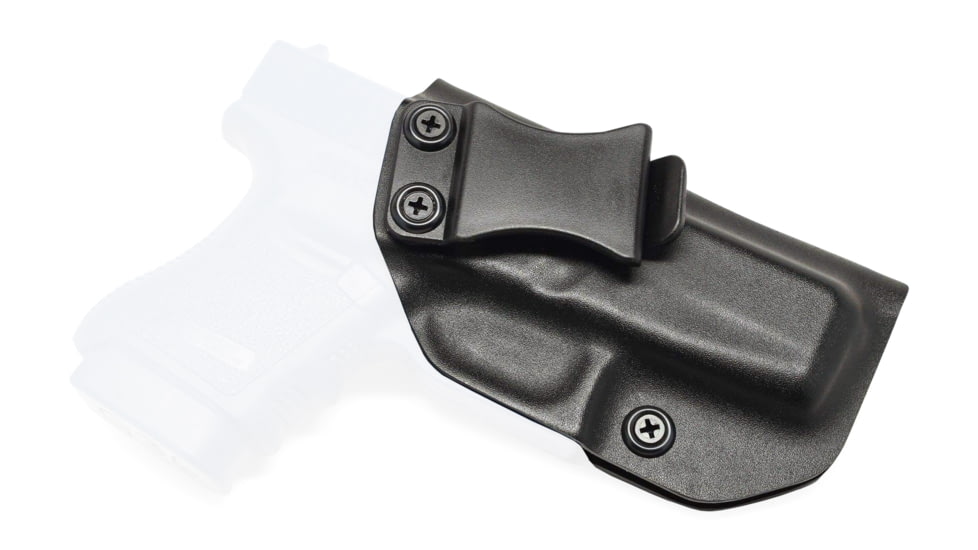 Rounded IWB KYDEX Holster, Glock 36, Non-Rail, Right Hand, Black, GLK-G36-BK-RH-VAR
